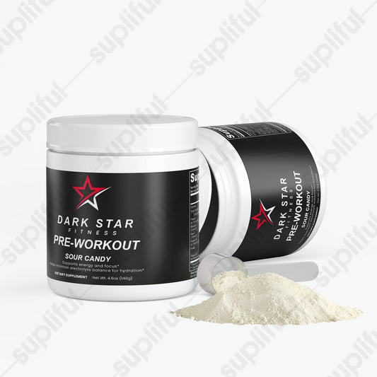 Dark Star Focus Pre-Workout — Cognitive & Energy Support (Sour Candy)