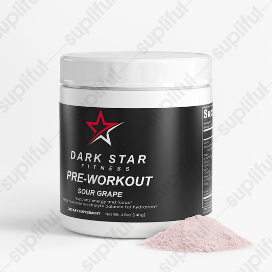 Dark Star Focus Pre-Workout — Cognitive & Energy Support (Sour Grape)