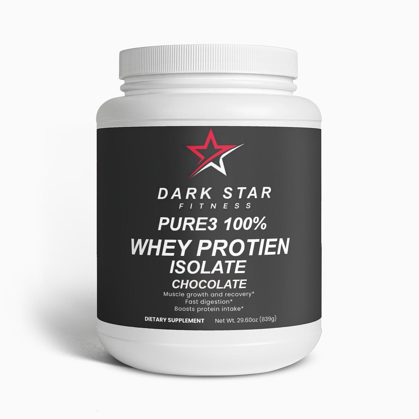 Dark Star Pure 3 100% Whey Protein Isolate (Chocolate)